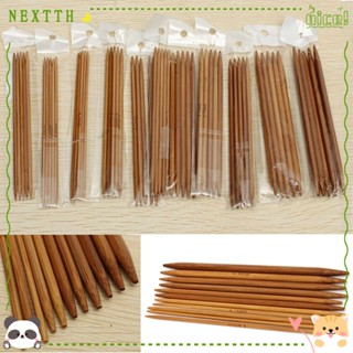 Nextth เข็มไม้ไผ่ 3 ซม. สําหรับถักนิตติ้ง งานฝีมือ 55 ชิ้น