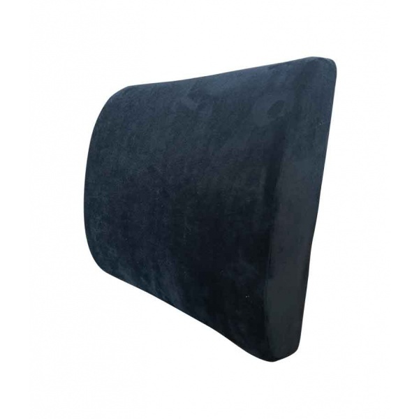 Ghouse Online-COZY เบาะรองหลังเมมโมรี่โฟม รุ่น VELVETY-V2 ขนาด 32x32x10ซม. สีดำ สินค้าขายดี