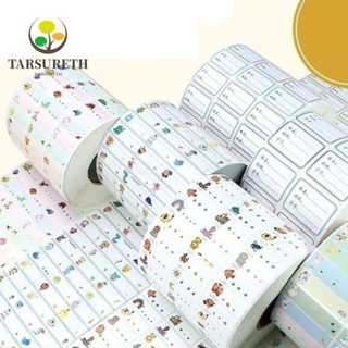 Tarsureth สติกเกอร์ฟิล์มสังเคราะห์ ลายการ์ตูนสัตว์ กันน้ํา สําหรับตกแต่งสมุดภาพ DIY