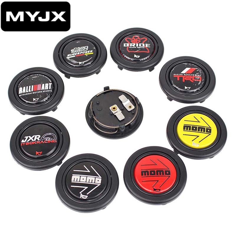 【MYJK】ฝาครอบปุ่มแตรลําโพง JDM คุณภาพสูง สําหรับรถยนต์