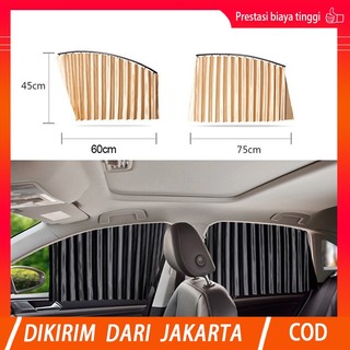4pcs Gorden Jendala Mobil Tiral Jendela Mobil Sunshield Jendela Mobil Tirai Mobil Anti UV Pelindung Panas Tinggi Jendela Mobil