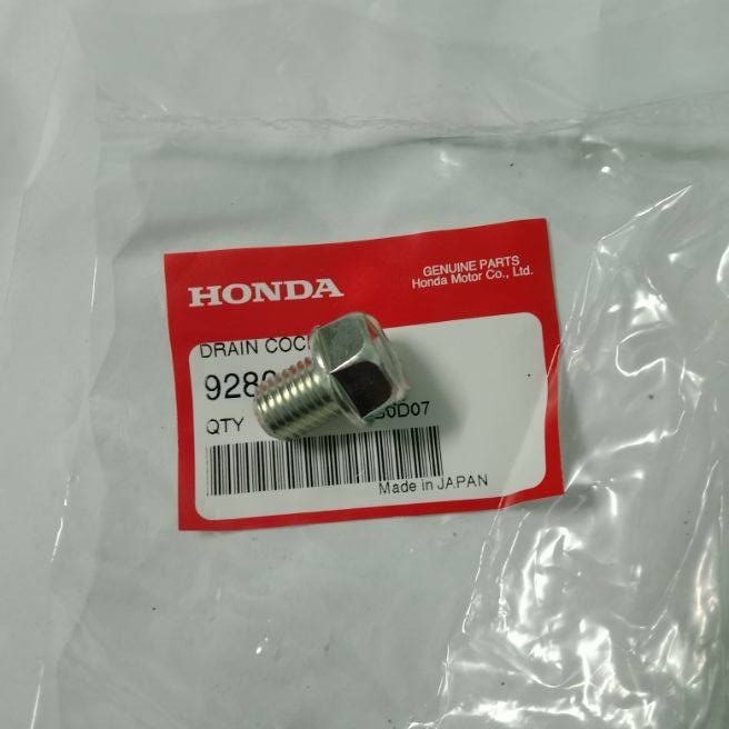92800-1น๊อตถ่ายน้ำมันเครื่องแท้โซนิค,CBR150Rทุกรุ่น,WAVE100ทุกรุ่น,WAVE110ทุกรุ่นi,WAVE125ทุกรุ่น,MSX125,แถมแหวนรอง1ตัว