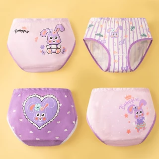 ชุดชั้นใน กางเกงขาสั้น ผ้าฝ้าย ลายการ์ตูน Sanrio Cinnamoroll สําหรับเด็กผู้หญิง