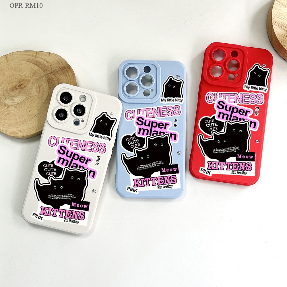 Realme C35 10 9 9i 8 8i 6i 5 5S 5i C30 C21Y C25Y C30S C1 Pro Plus Pro+ 4G 5G Funny Cat เคส เคสโทรศัพท์