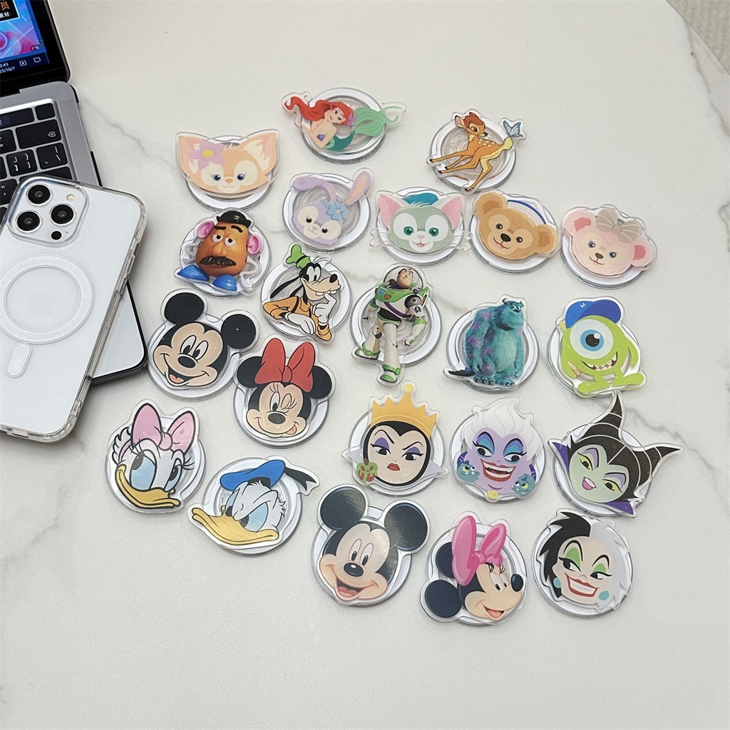 เคสโทรศัพท์มือถือ ลายการ์ตูนมิกกี้เมาส์ กันกระแทก พร้อมตัวยึดแม่เหล็ก สําหรับ iphone
