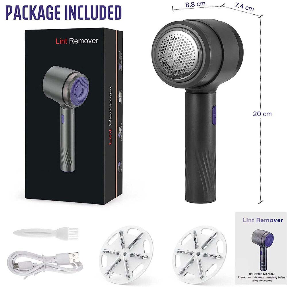 Electric Lint Remover Clothes Cleaner Fabric Shaver USB Rechargeable Defuzzer