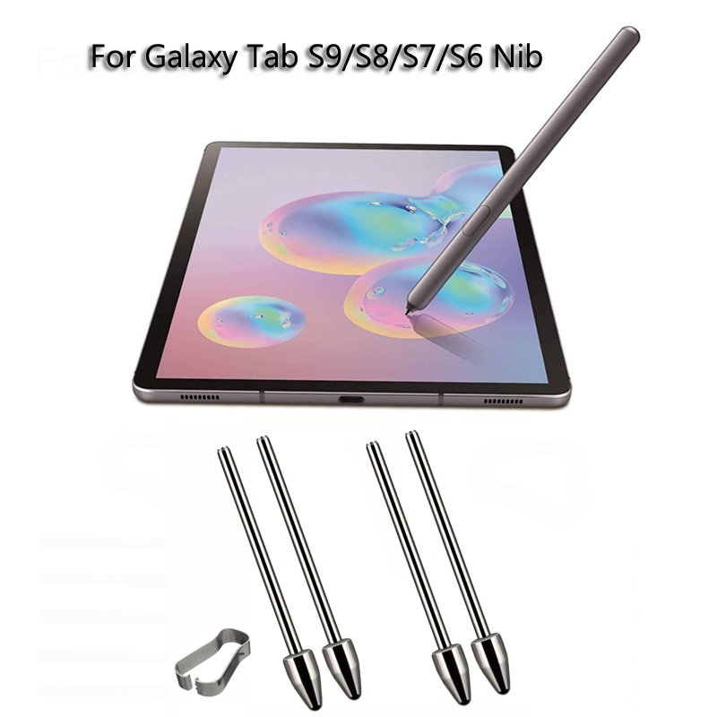 Stylus Tab S ปากกาโลหะเคล็ดลับสแตนเลสสําหรับ Samsung Galaxy แท็บเล็ต S11 S10 S9 S8 S7 FE S6 Lite Plus Ultra ปากกา Repalement Nibs เติมชุดเครื่องมือ