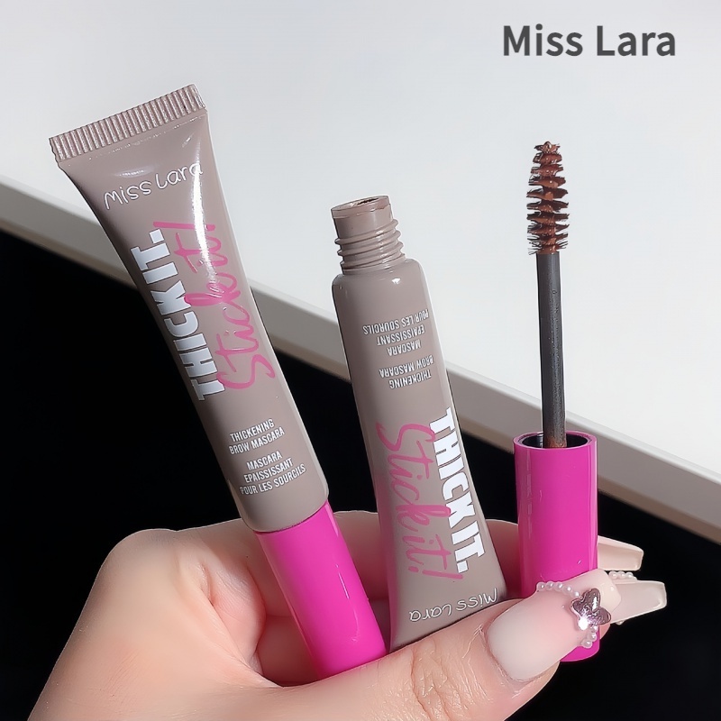Miss Lara ครีมย้อมคิ้วไฟเบอร์ธรรมชาติ สามมิติ ติดทนนาน ไม่เลอะ ไม่ซีดจาง