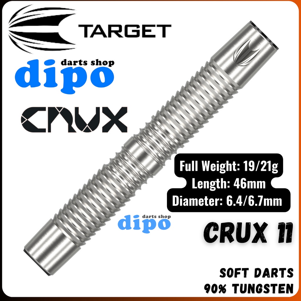 TARGET CRUX 11 (90% Tungsten) - TARGET Soft Darts