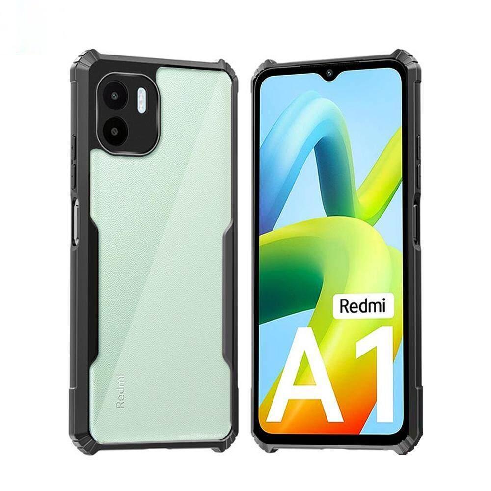 เคส Redmi A5 / A3 / A2+ / A1+ สำหรับเรดมี่ ขอบดำหลังใส กันกระแทก นิ่ม TPU Case