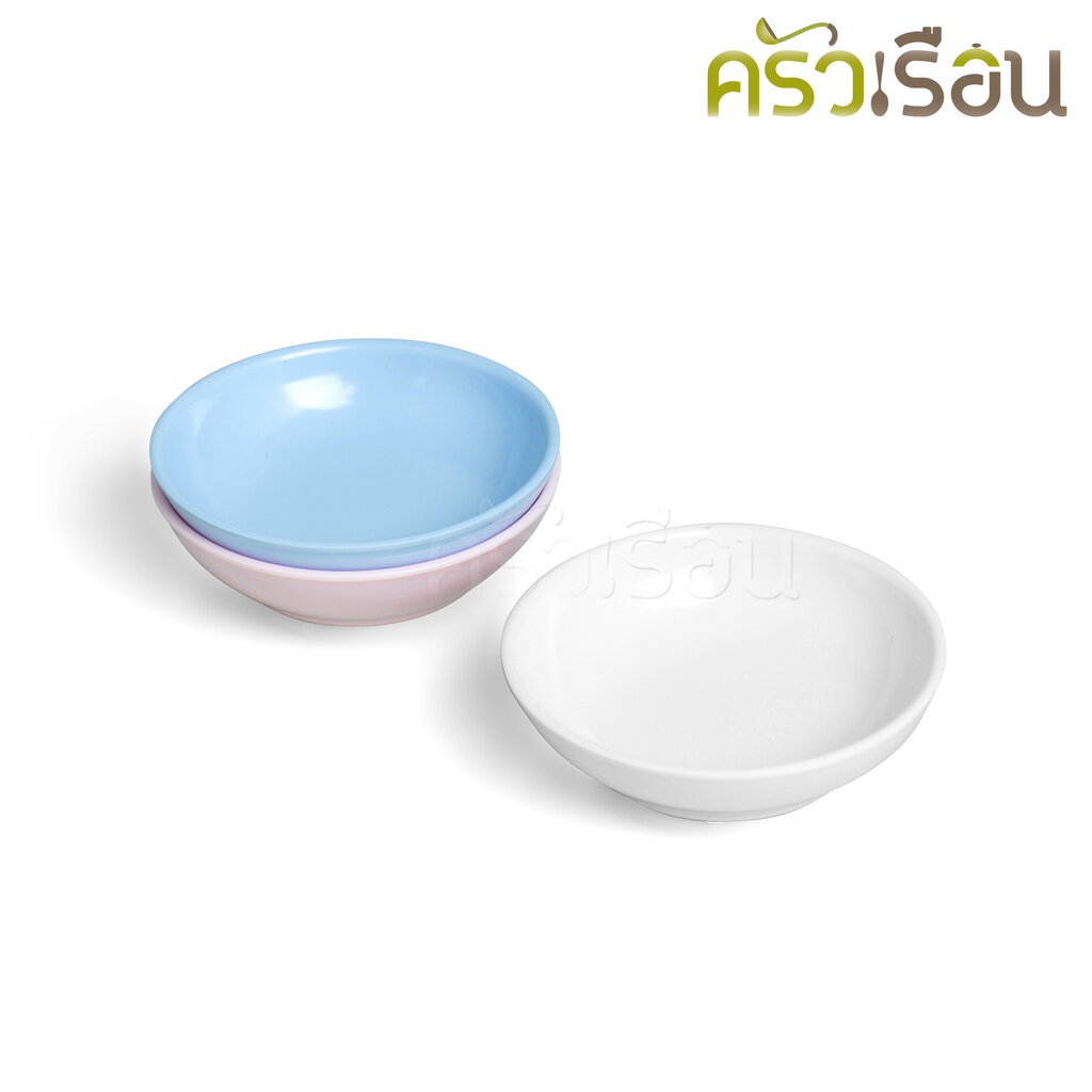 Unica ถ้วยน้ำจิ้ม กลม เมลามีน 4 นิ้ว ตรามือ D944-4 ราคาต่อใบ