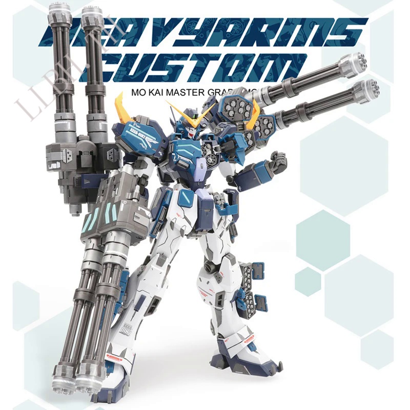 COMIC CLUB IN XXXG-01H2 W Heavy Arms Custom Model Kit MG 1/100 Action Figure Assembly Toy Gift 18cm