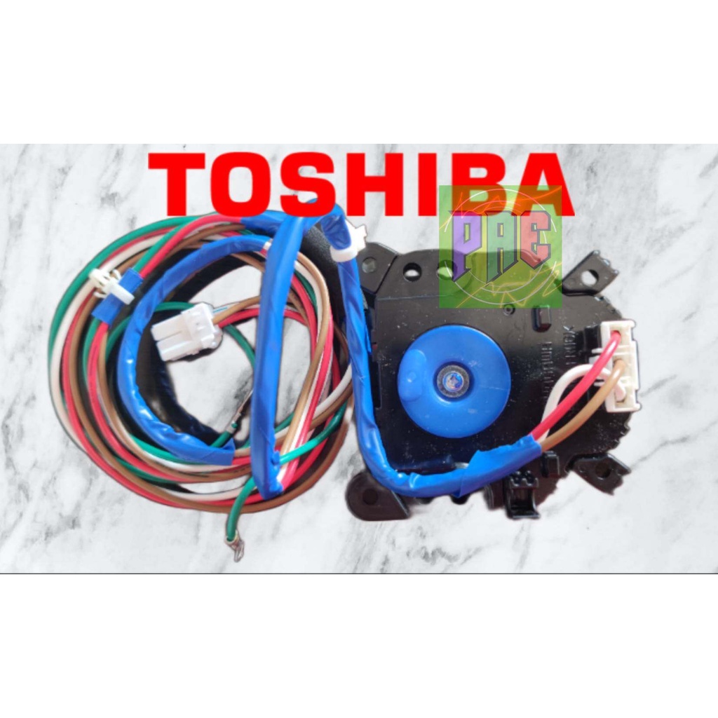 มอเตอร์เดรนน้ำเครื่องซักผ้าโตชิบา(TOSHIBA) MOTOR DRAIN VALVE อะไหล่แท้ใหม่เบิกศูนย์ 42T65175U ใช้กับ