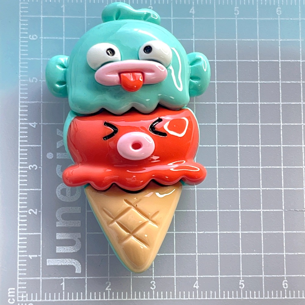 สติกเกอร์แม่เหล็ก ลายการ์ตูนมอนสเตอร์ ปลา 3D สําหรับติดตกแต่งตู้เย็น - รูปที่ 4