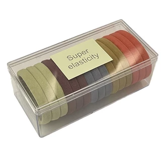 Moouga ยางรัดผม แบบยืดหยุ่นสูง ไร้รอยต่อ ทนทาน สีแคนดี้ เรียบง่าย แฟชั่นฤดูใบไม้ร่วง ฤดูหนาว สําหรับผู้หญิง