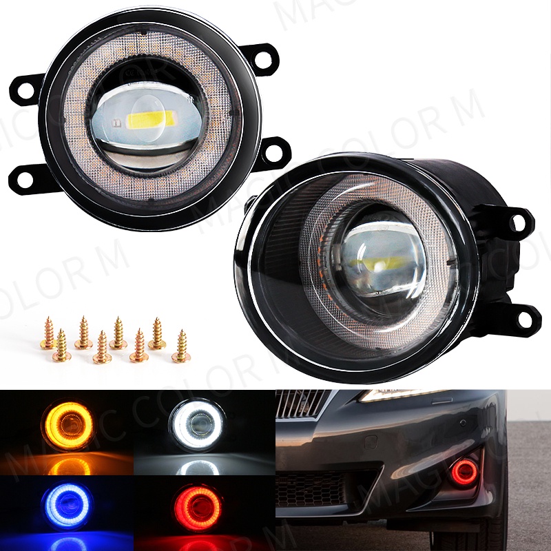 ไฟตัดหมอก LED DRL สําหรับ Toyota Highlander Kluger Avalon Prius C-HR CHR Estima 4Runner 2 ชิ้น
