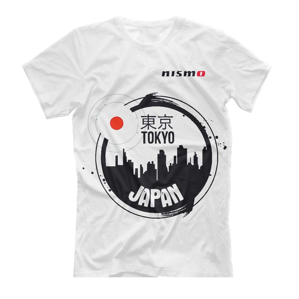 Newเสื้อยืดแขนสั้นลาย nismo japan tokyoS-5XL