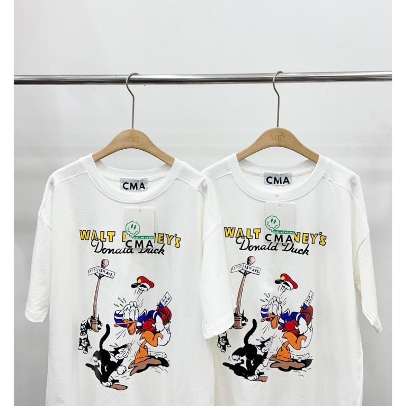 อ่อนนุ่ม 6 🎈🦆New Donaldduck🪿🦤🛑เสื้อยืด CMA ทรง Oversize อก 44-46" ผ้าคอตตอน 💯