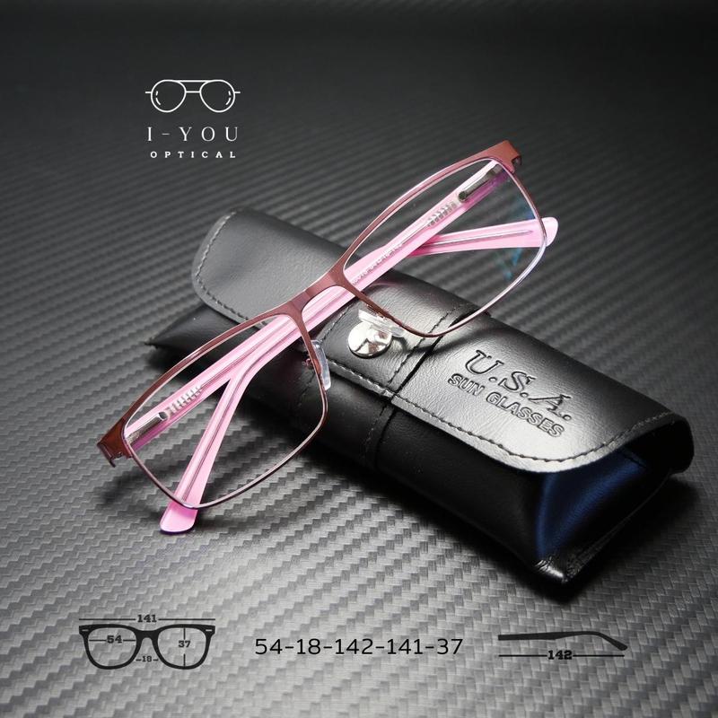 iya แว่นสายตายาวขาสปริง เลนส์แอนตี้บลูบล็อคแท้100% กรอบแว่นอลูมิเนียมอัลลอยด์ A0015 เลนส์กรองแสงสีฟ้