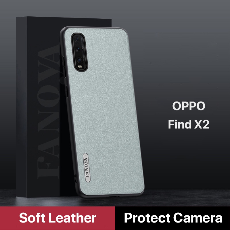 หนังนุ่ม เคส OPPO Find X2Pro X2 Case สัมผัสที่สบาย ป้องกันลายนิ้วมือ กรอบTPUนุ่ม ป้องกันกล้อง ปกป้องหน้าจอ กันกระแทก OPPO Find X2 Pro FindX2