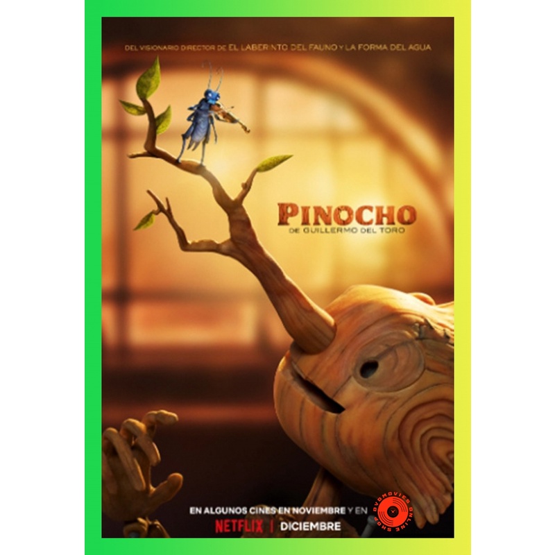 NEW DVD Guillermo del Toro?s Pinocchio (2022) พิน็อกคิโอ หุ่นน้อยผจญภัย โดยกีเยร์โม เดล โตโร (เสียง 