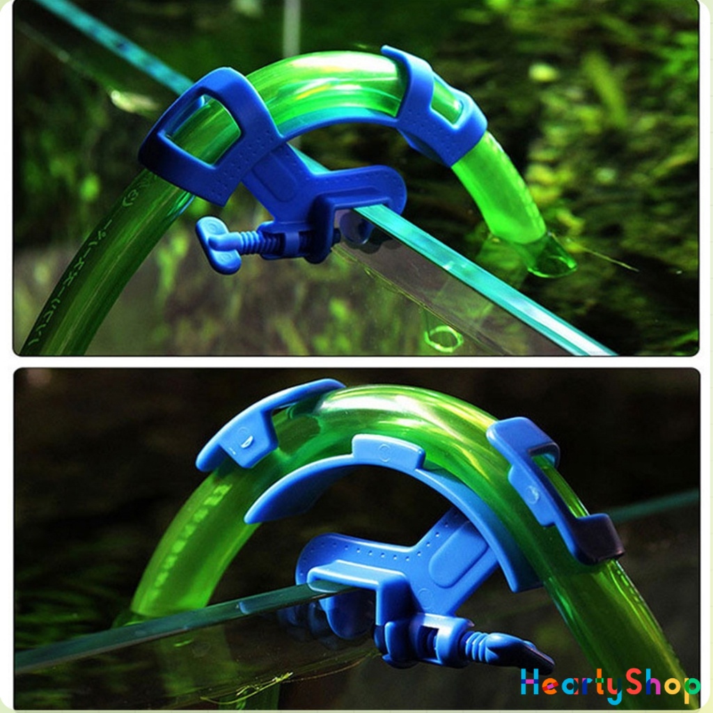HeartyShop อุปกรณ์ยึดสายยาง  ป้องกันสายยางพับ  โครงยึดเปลี่ยนน้ำตู้ปลา aquarium change fixing frame