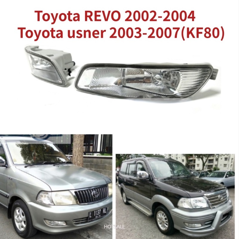 ไฟตัดหมอก ติดกันชนหน้า สําหรับ Toyota REVO 2002 2003 2004 Toyota Usner 2003-2007(KF80)