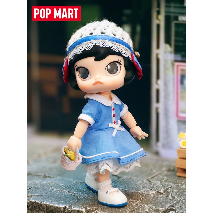 【 ของแท้ 】ของเล่นตุ๊กตา POPMART MOLLY and BLYTHE ขยับได้ ของขวัญคริสต์มาส