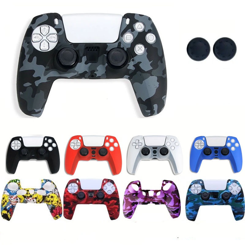 เคสซิลิโคน กันลื่น อุปกรณ์เสริม สําหรับจอยสติ๊ก Playstation 5 PS5