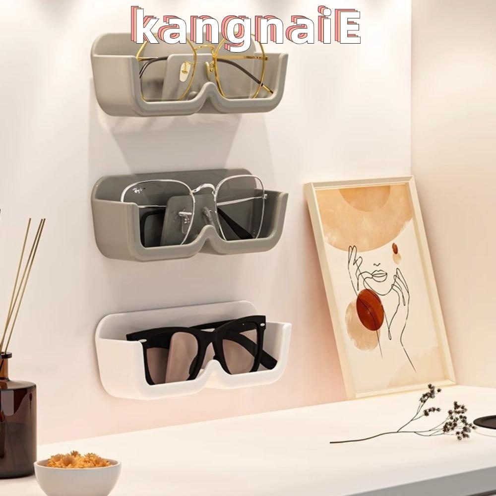 Kangnai ชั้นวางแว่นตากันแดด แบบติดผนัง ไม่ต้องเจาะผนัง แบบพกพา สําหรับตกแต่งบ้าน ห้องน้ํา ตู้เสื้อผ้า
