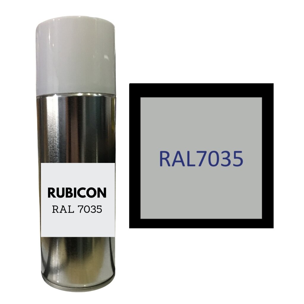 RUBICON RAL 7035 สีเทา (Light Gray) สีสเปรย์สำหรับงานซ่อมงานสีตู้