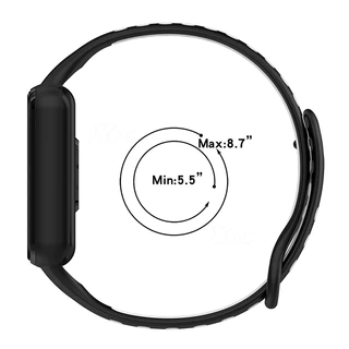 สายนาฬิกาข้อมือ ซิลิโคนนิ่ม ปรับได้ ปลดไว แบบเปลี่ยน สําหรับ miband 8 Active redmi Band 2 Xiaomi Smart Band 8 Active 18 มม.