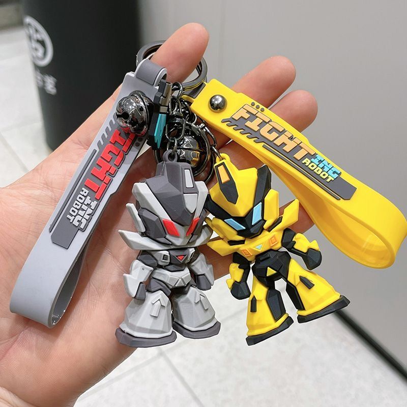 พวงกุญแจ จี้หุ่นยนต์ GUNDAM Transformer Optimus Prime bumblebee สําหรับห้อยกระเป๋า