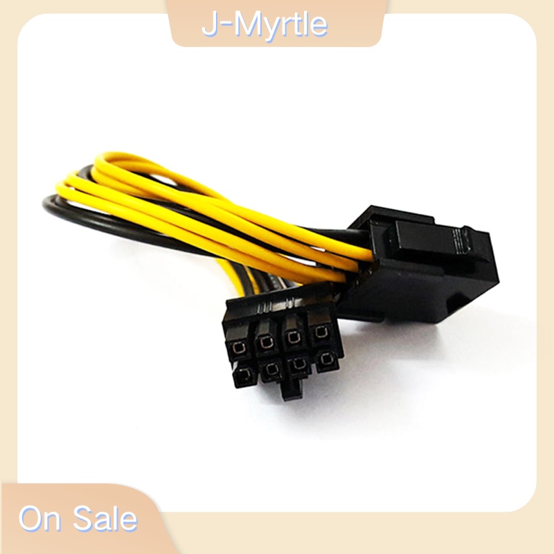 J-myrtle อะแดปเตอร์สายเคเบิลการ์ดจอ PCI-E CPU EPS 8 Pin เป็น Dual 8P