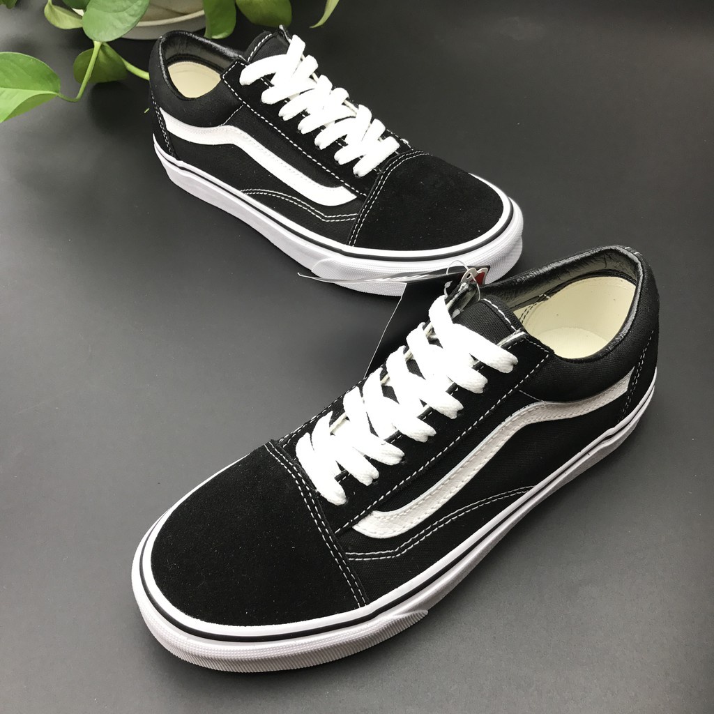 *ready stock* vans Old Skool sport Black White canvas couple shoes