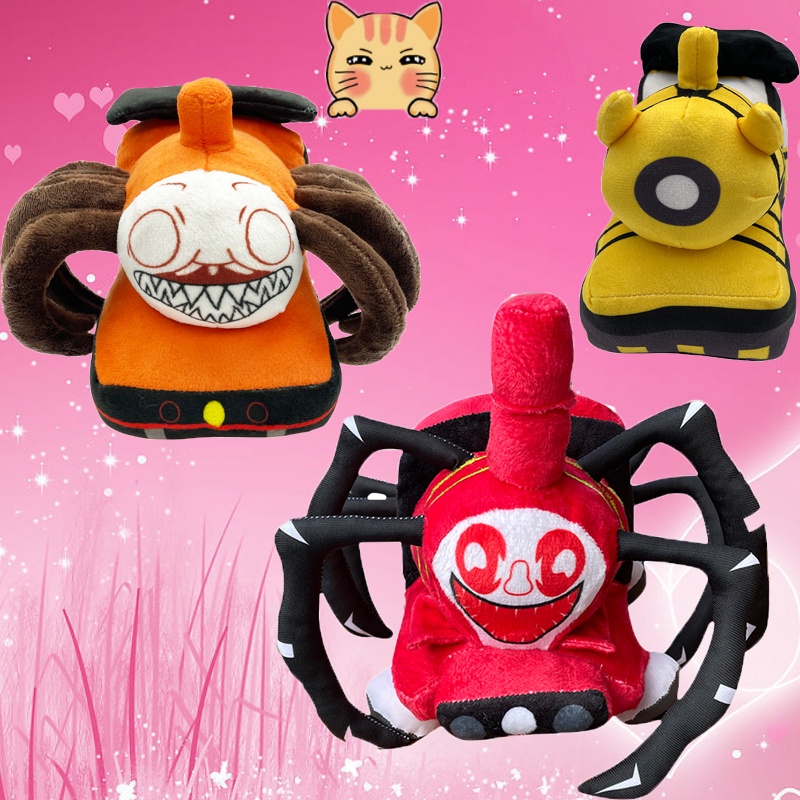 Choo-Choo Charles หมอนตุ๊กตานุ่ม รูปการ์ตูน Spider Train น่ารัก เหมาะกับของขวัญวันเกิด สําหรับเด็ก
