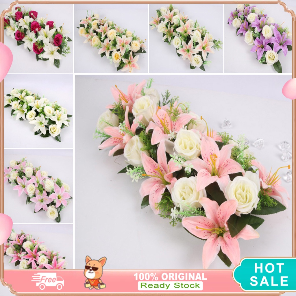 ดอกลิลลี่ประดิษฐ์ ละเอียดอ่อน แฟชั่น สําหรับตกแต่งบ้าน DIY 18 ชิ้น