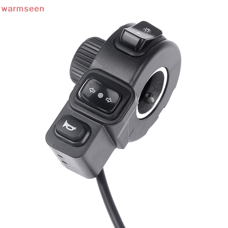 (อบอุ่น) 3 In1 รถจักรยานยนต์ไฟฟ้าจักรยานสกู๊ตเตอร์ ATV Quad Light ไฟเลี้ยวแตร ON