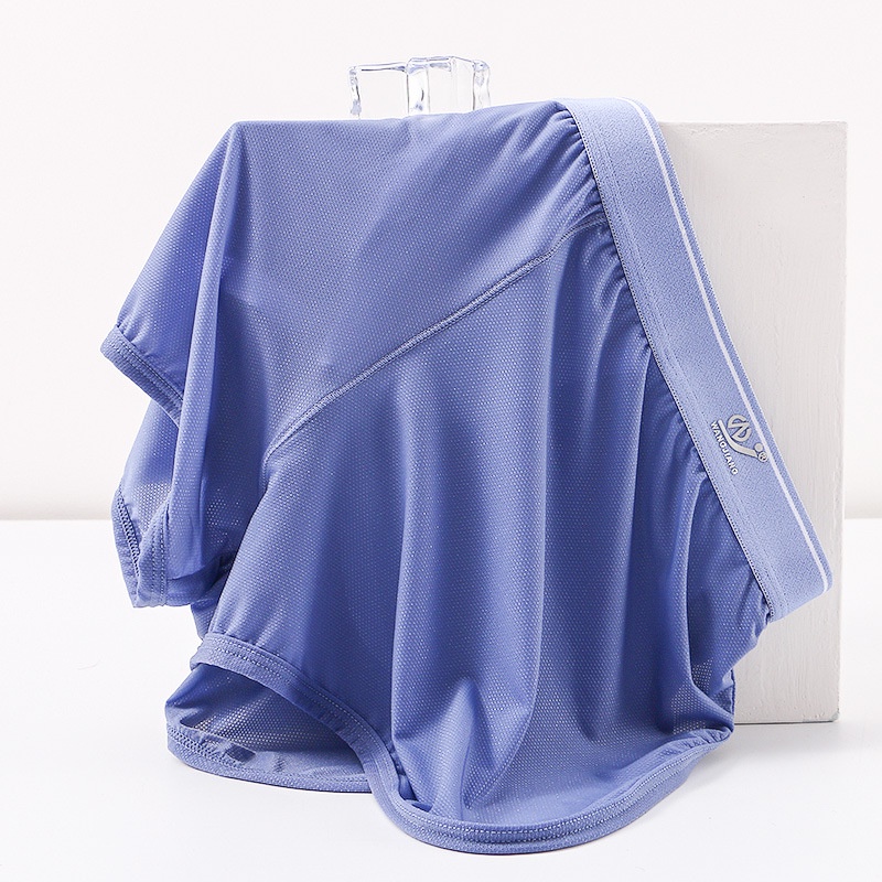 ใหม่ กางเกงชั้นใน ผ้าเรยอน ผ้าตาข่าย ระบายอากาศ ใส่สบาย เหมาะกับฤดูร้อน สําหรับผู้ชาย 1056-DK - รูปที่ 5