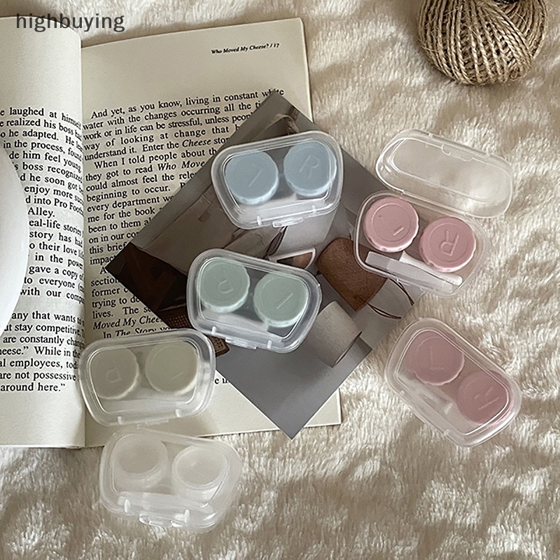 [highbuying] กล่องคอนแทคเลนส์ แบบใส ป้องกันการรั่วไหล ขนาดพกพา สําหรับเดินทาง พร้อมส่ง - รูปที่ 4