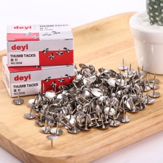 ตะปูเป็กหัวโต สีเงิน 1กล่อง/80ตัว หมุดติดบอร์ด เป็กกดกระดาษ …