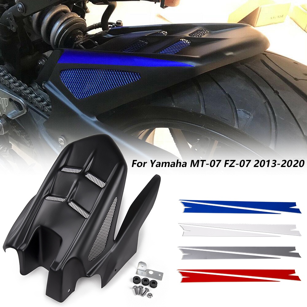 Ljbkoall บังโคลนล้อหลังรถจักรยานยนต์ สําหรับ Yamaha MT07 FZ07 MT FZ 07 FZ-07 13 14 2015 2016 2017 2018 2019 2020