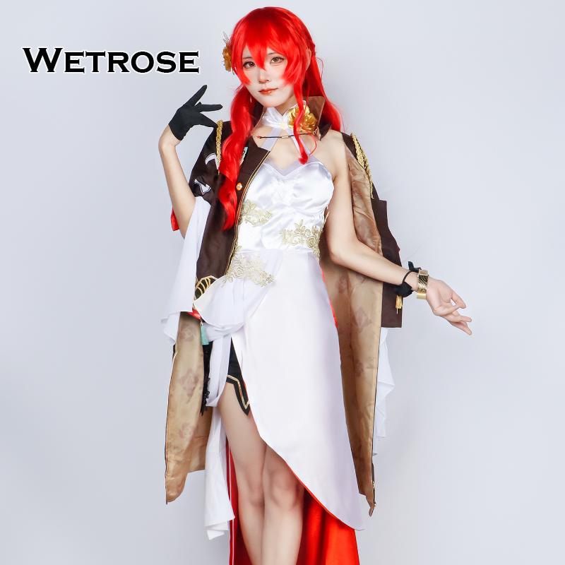 【Wetrose】ชุดเดรสคอสเพลย์ รางดาว Himeko คุณภาพสูง สําหรับผู้หญิง