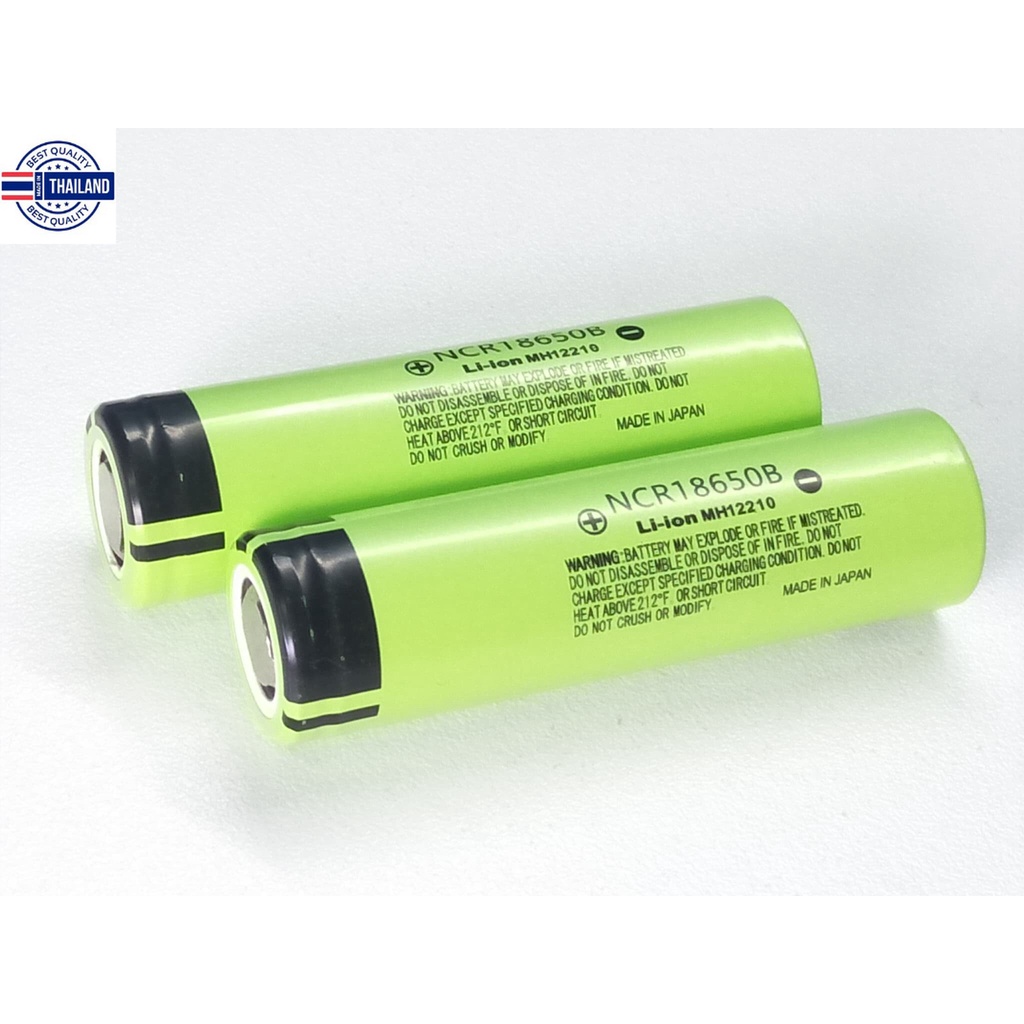 Panasonic NCR18650B 18650 V Li-ion battery 3400mAh 3.7- 4.2V  Panasonic rechargeable battery 2 batteries