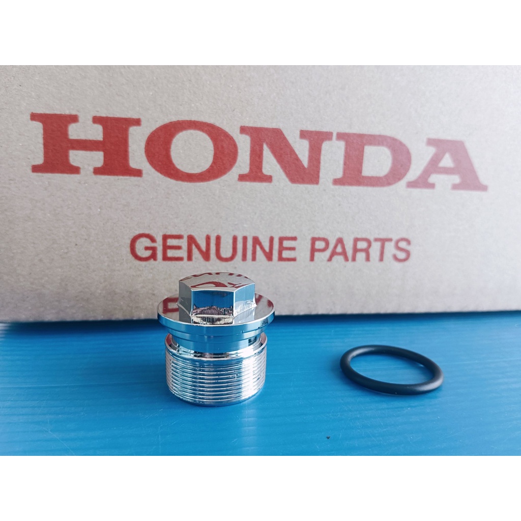 90123-GFM-J11/91351-KRF-H71โบลต์ปิดแกนโช๊คอัพ+โอริงแท้HONDA PCX150 ปี2012-2017 อะไหล่แท้ศูนย์HONDA (