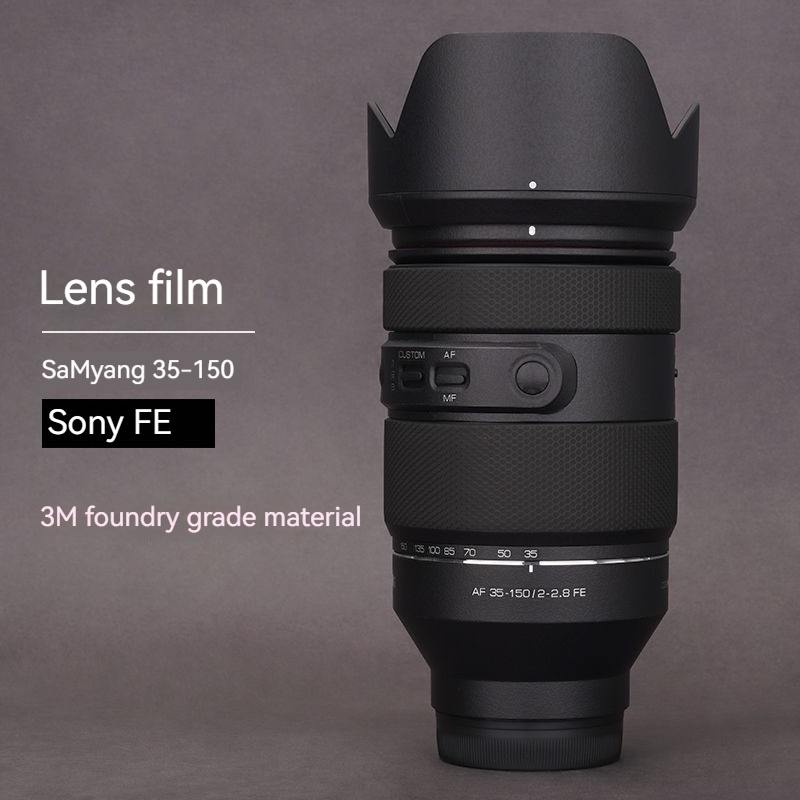 สติกเกอร์ฟิล์มกันรอยเลนส์กล้อง สําหรับ SaMyang AF35-150F2.8FE SONY port 3M