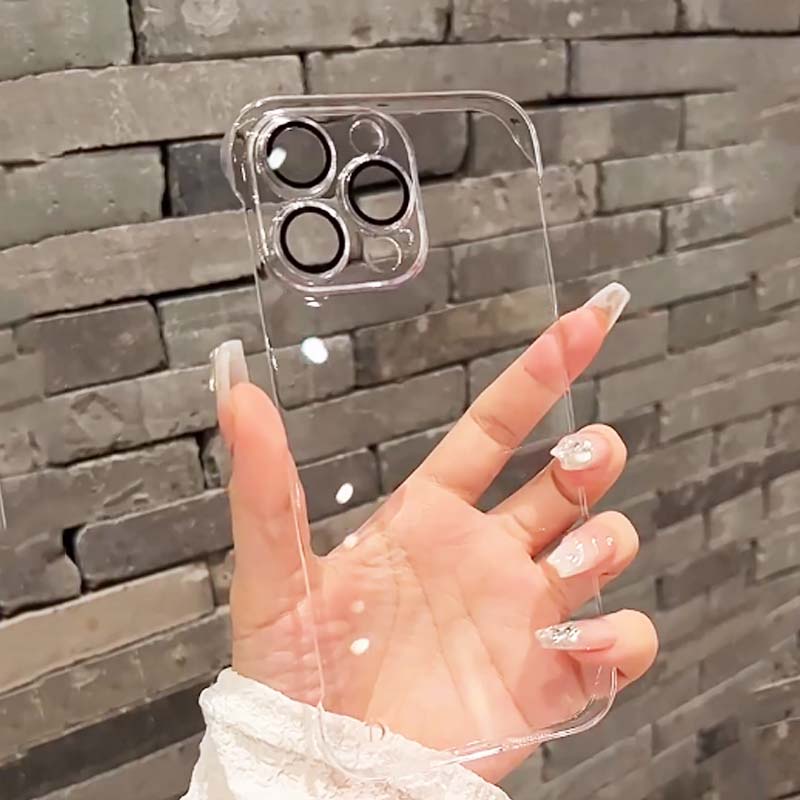 (พร้อมส่งจากไทย) เคส iPhone เคสใสไร้ขอบกันเลนส์กล้อง 11 11Pro 11ProMax 12 12Pro 12ProMax 13 13Pro 13ProMax 14 14Pro 14Pr