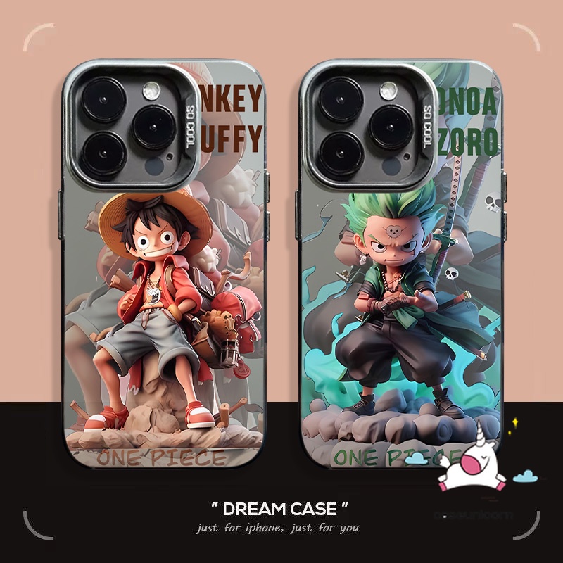 เคสโทรศัพท์มือถือคู่รัก แบบนิ่ม ลายการ์ตูนวันพีช หรูหรา สําหรับ IPhone 7Plus 14 11 13 15 12 Pro Max X XR XS Max 7 8 Plus SE 2020
