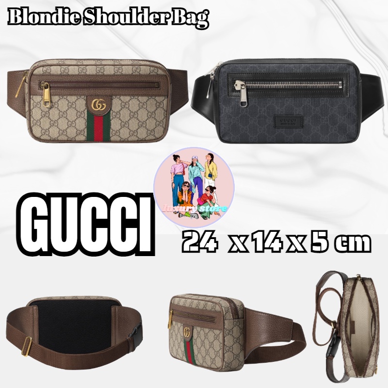 Gucci Ophidia series GG belt bag/mobile phone bag/crossbody bag
