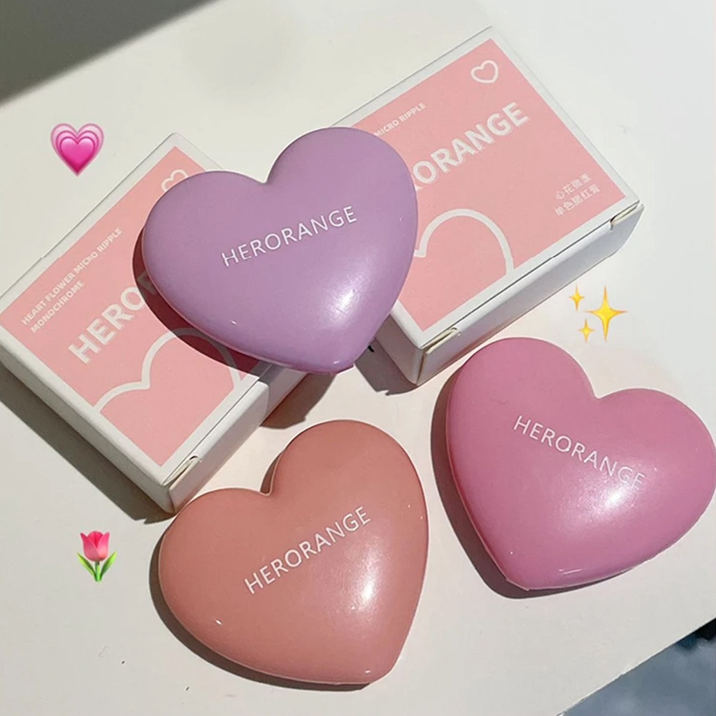 บลัชออนพาเลท เนื้อครีม เนื้อแมตต์ สีชมพู สีม่วง สีส้ม TR - รูปที่ 4